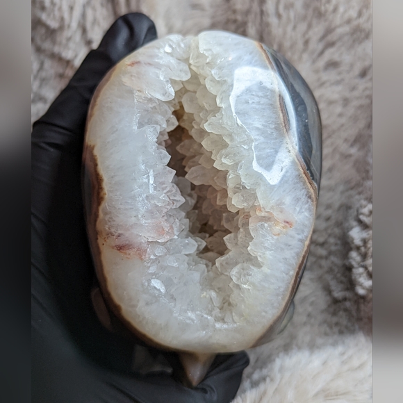 Large Druzy Agate Skull - Picture 6 of 8